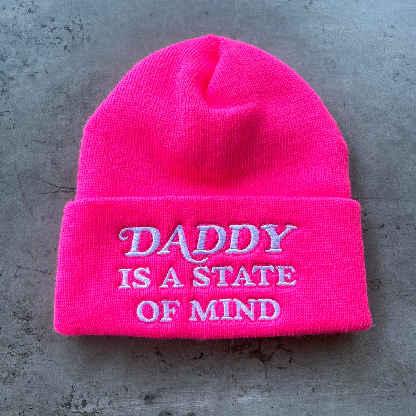 Daddy is state of Mind beanie