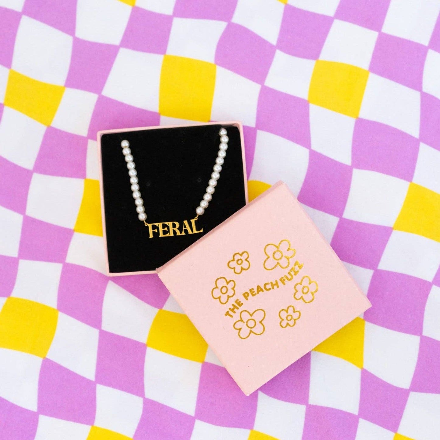 Feral Pearl Necklace: Gold