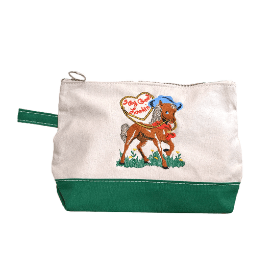 Hey Good Lookin Utility Pouch - Make-Up Bag, Travel Accessor