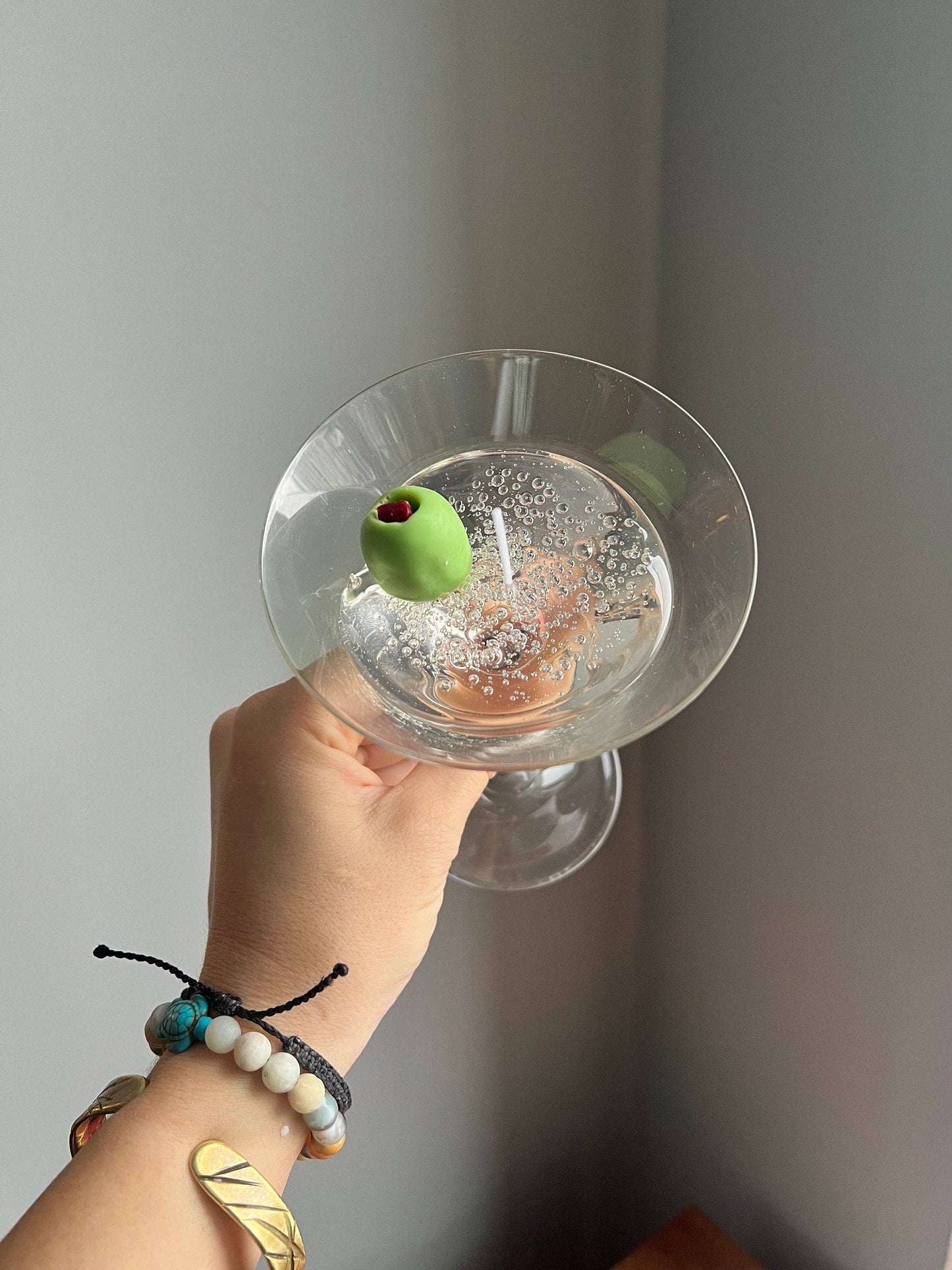 Martini Candle: Olive Juice
