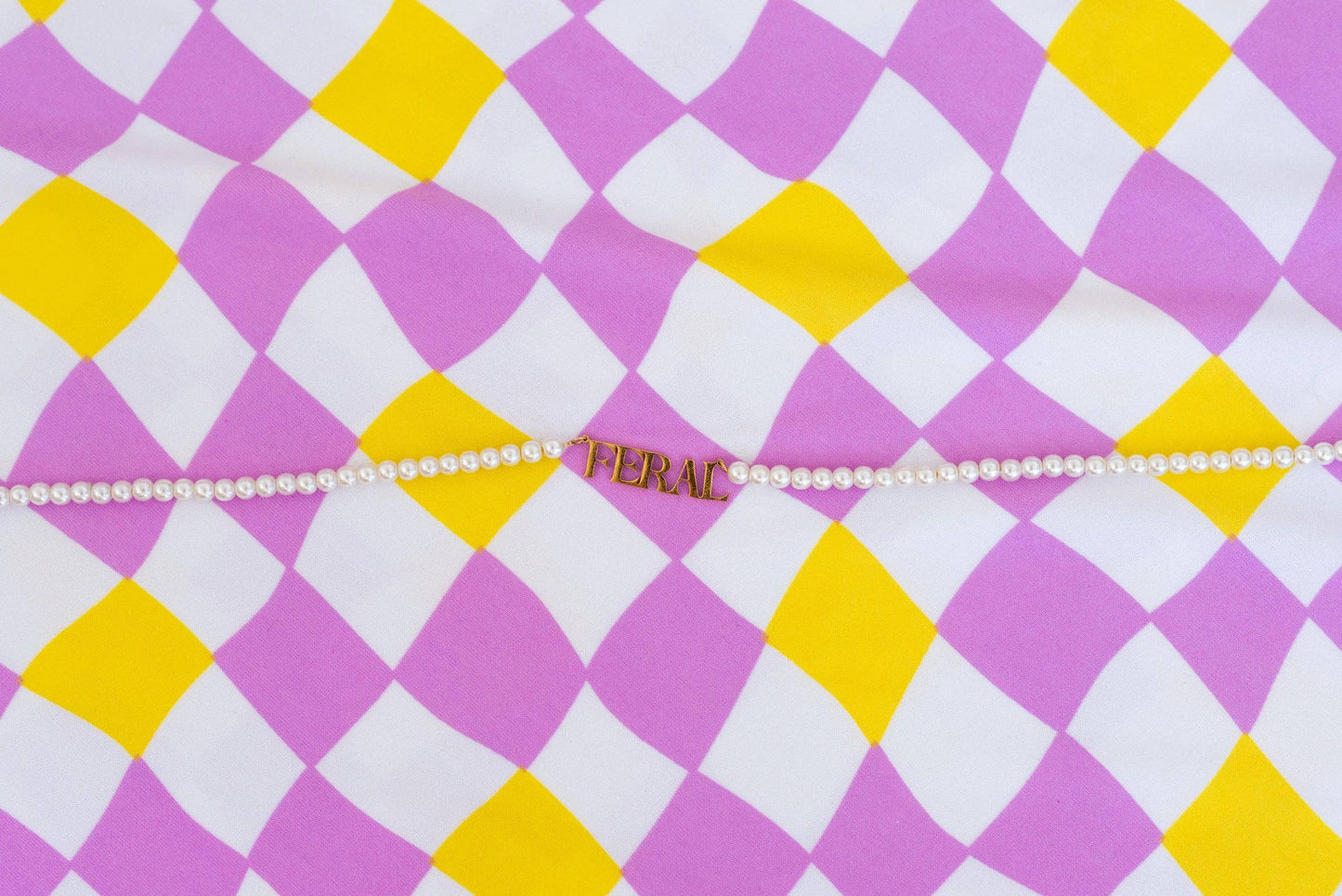 Feral Pearl Necklace: Gold