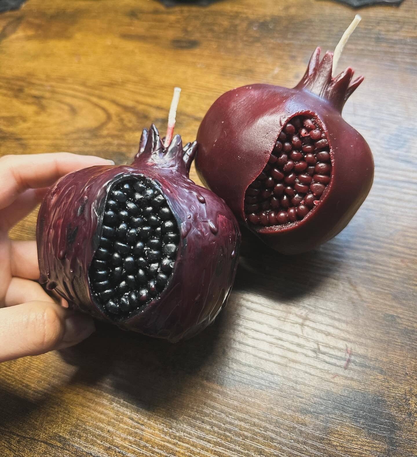 Pomegranate Candles | Witchcraft Supplies | Altar Candles