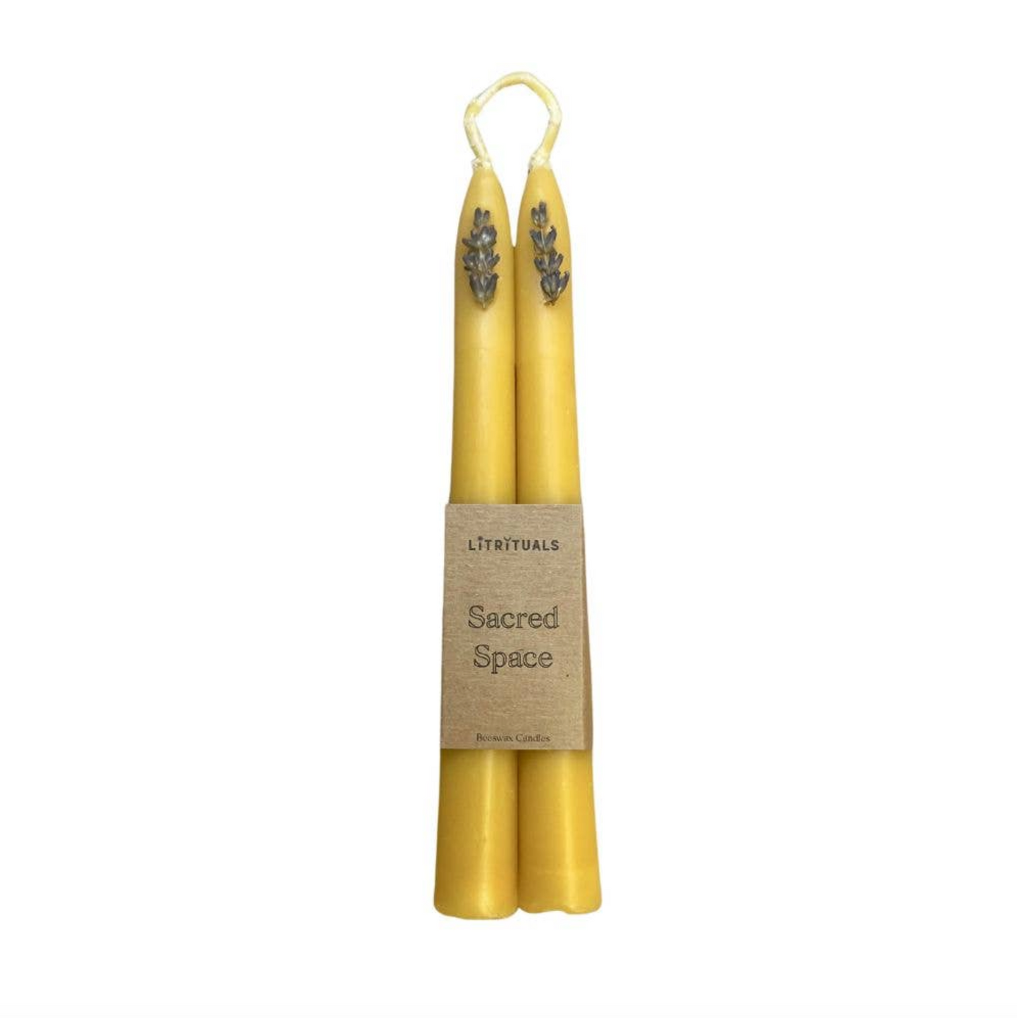 Lit Rituals Beeswax Taper Candles