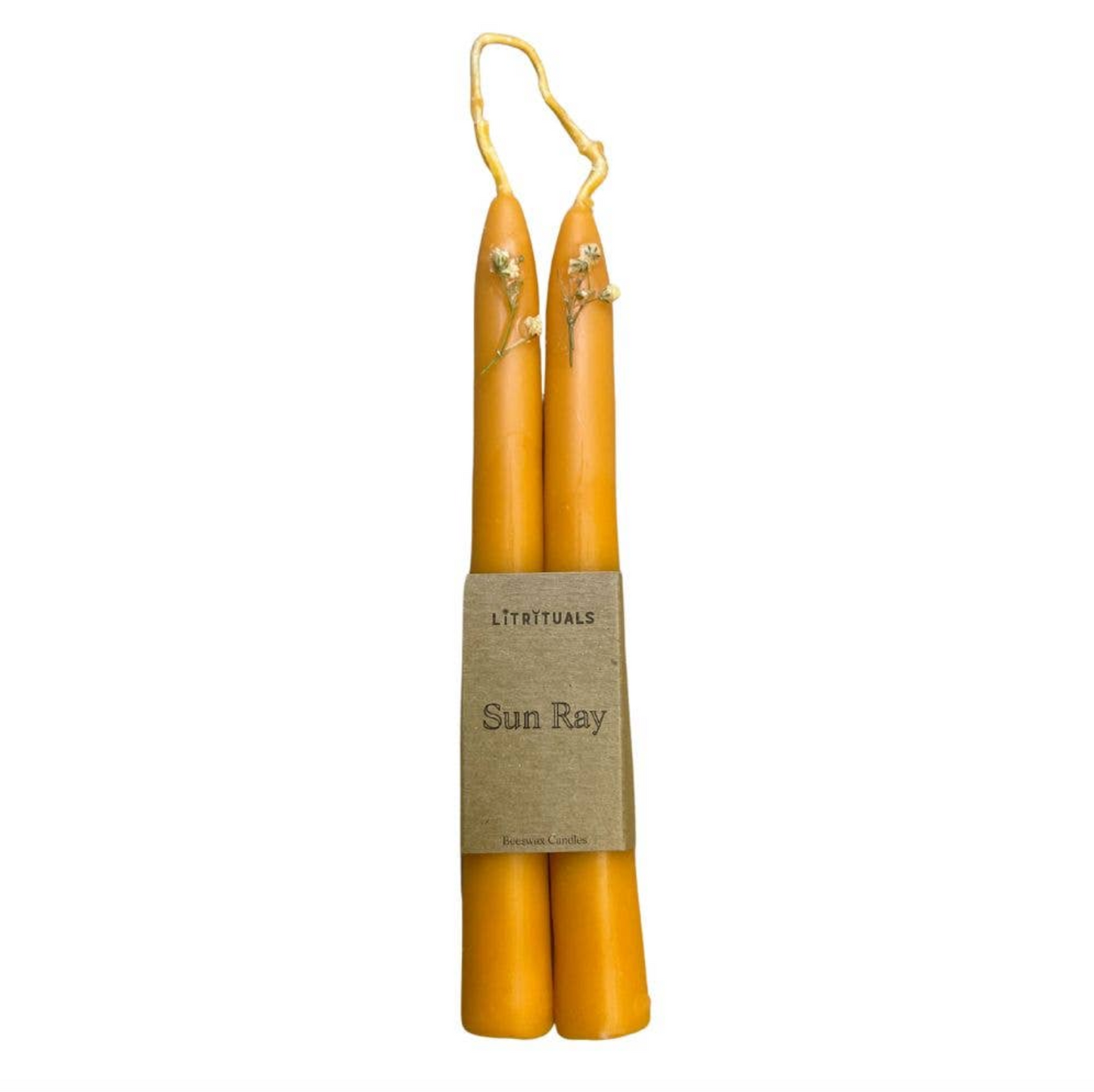 Lit Rituals Beeswax Taper Candles