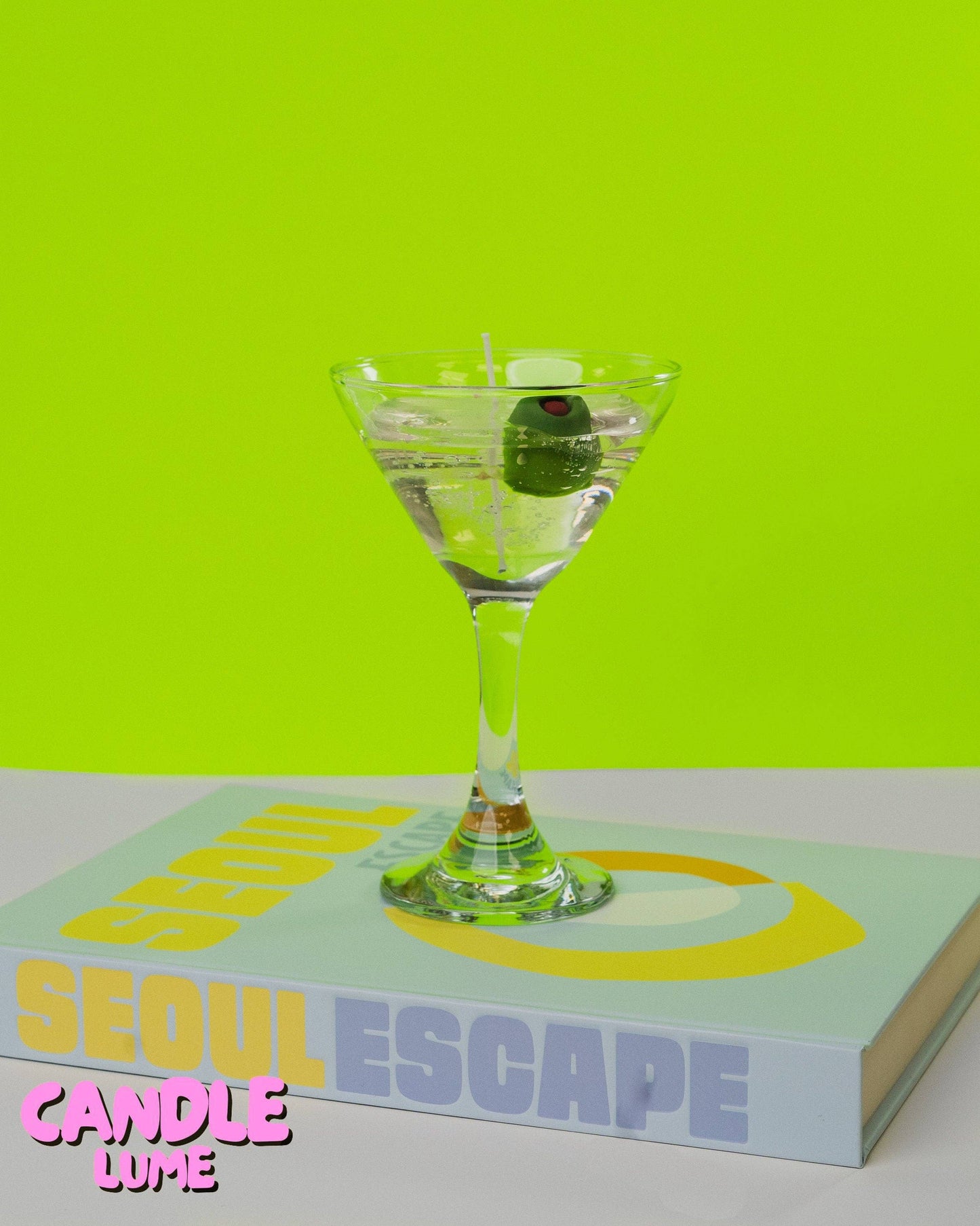 Martini Candle: Olive Juice