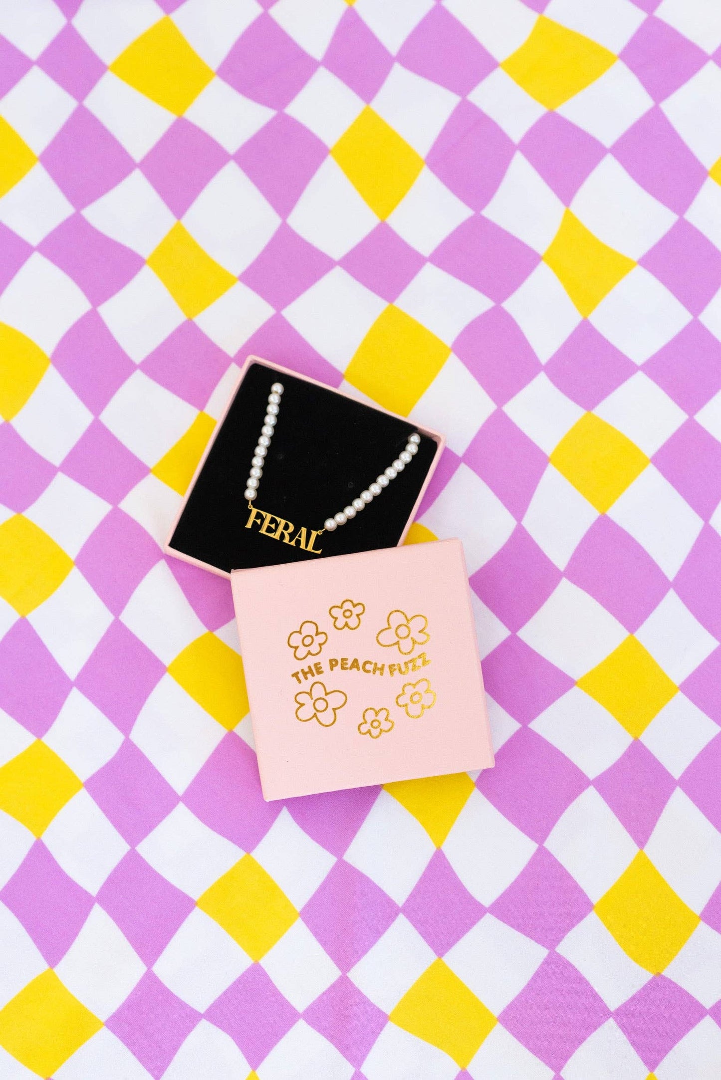 Feral Pearl Necklace: Gold