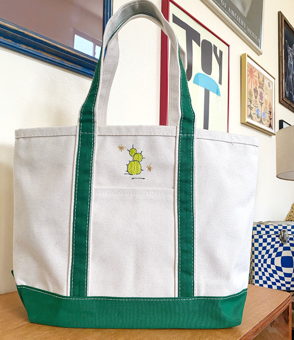 Patch Ya Later BiG Canvas Tote Bags Vintage Inspired