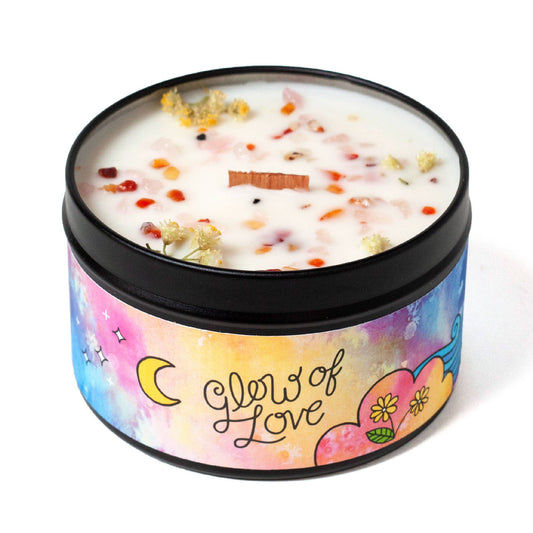 Glow of Love Magic Aromatherapy Candle - Floral & Spice