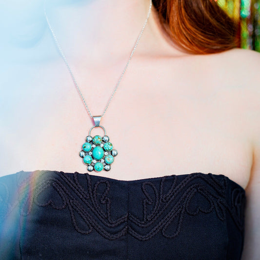 Kaleidoscope Cluster Necklace