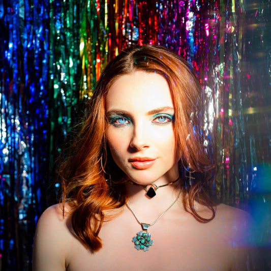 Love is All Around- Kaleidoscope Cluster Necklace