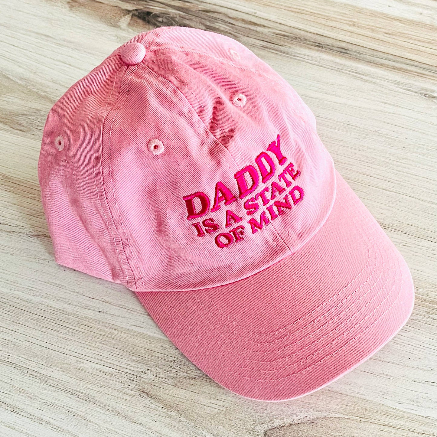 DADDY IS A STATE OF MIND PINK HAT