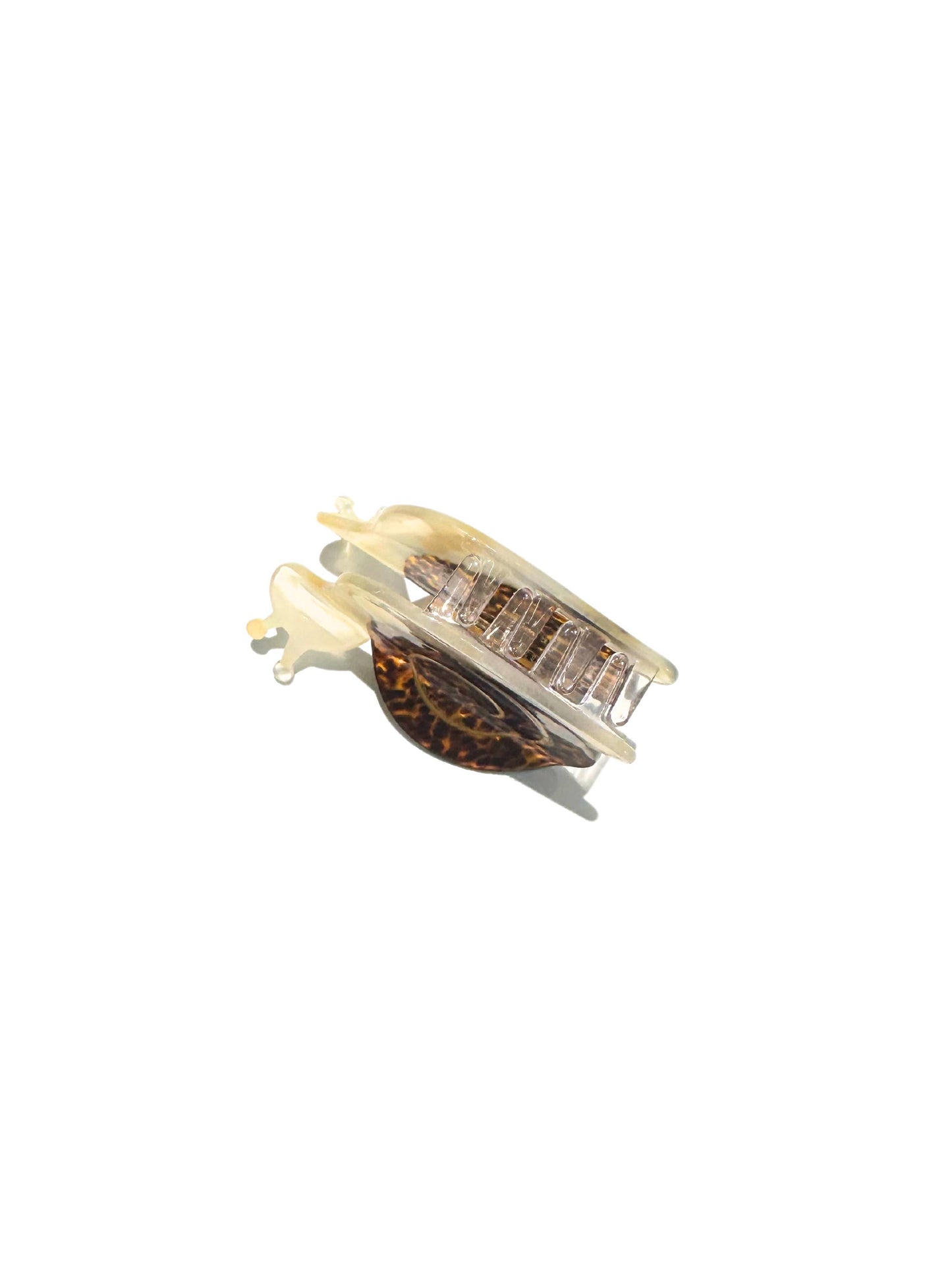 Hand-painted Snail Claw Hair Clip | Eco-Friendly: Tortoise