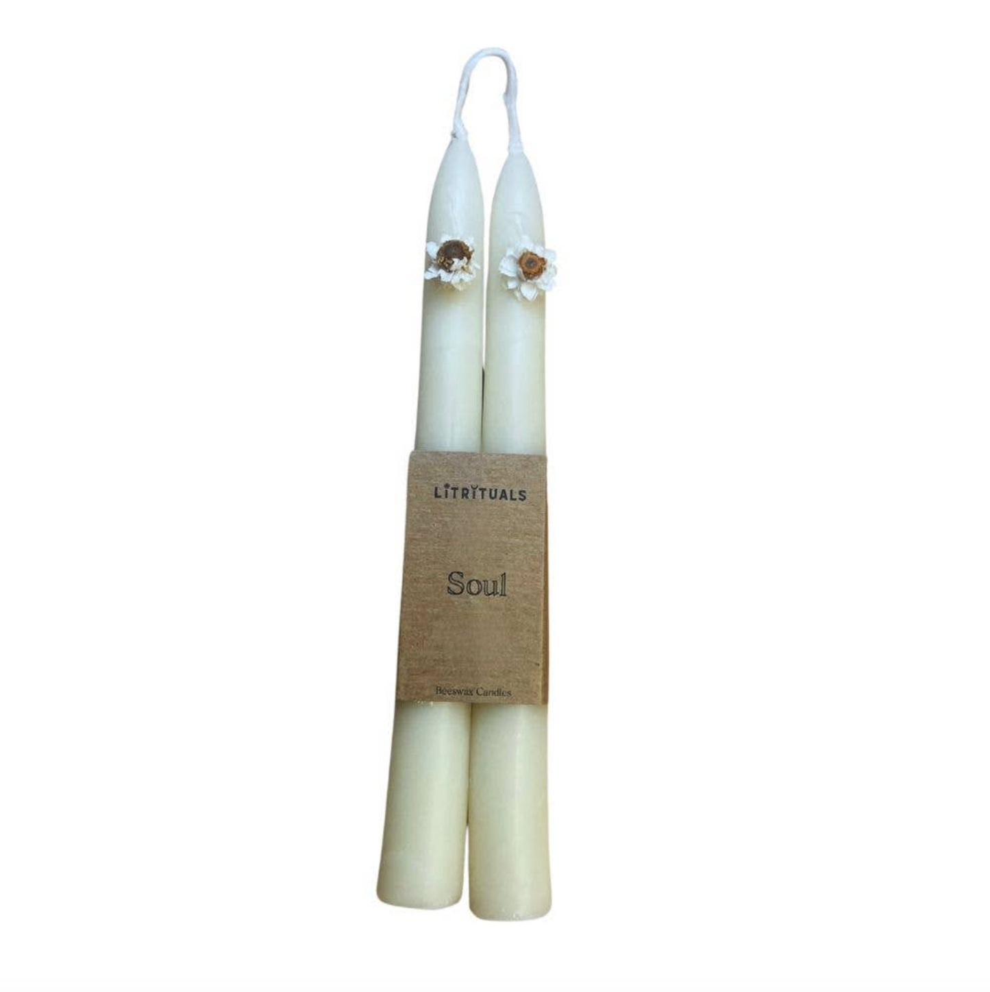 Lit Rituals Beeswax Taper Candles
