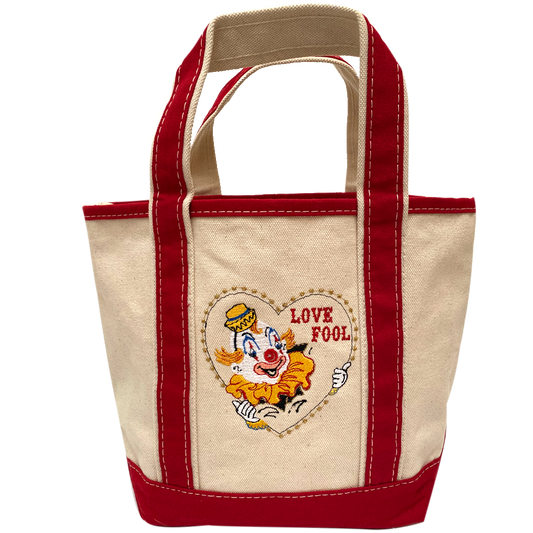 Love Fool mini Canvas Tote Bag