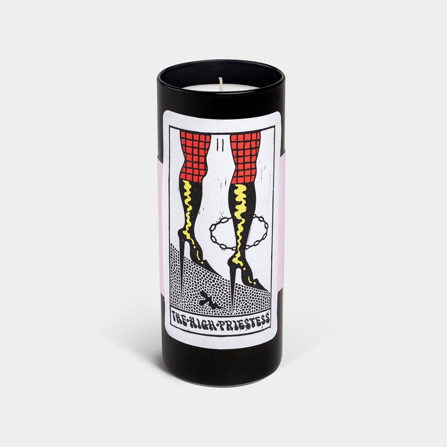 Tarot High Priestess Candle - 6" Tall & 60 Hr Burn, Berries