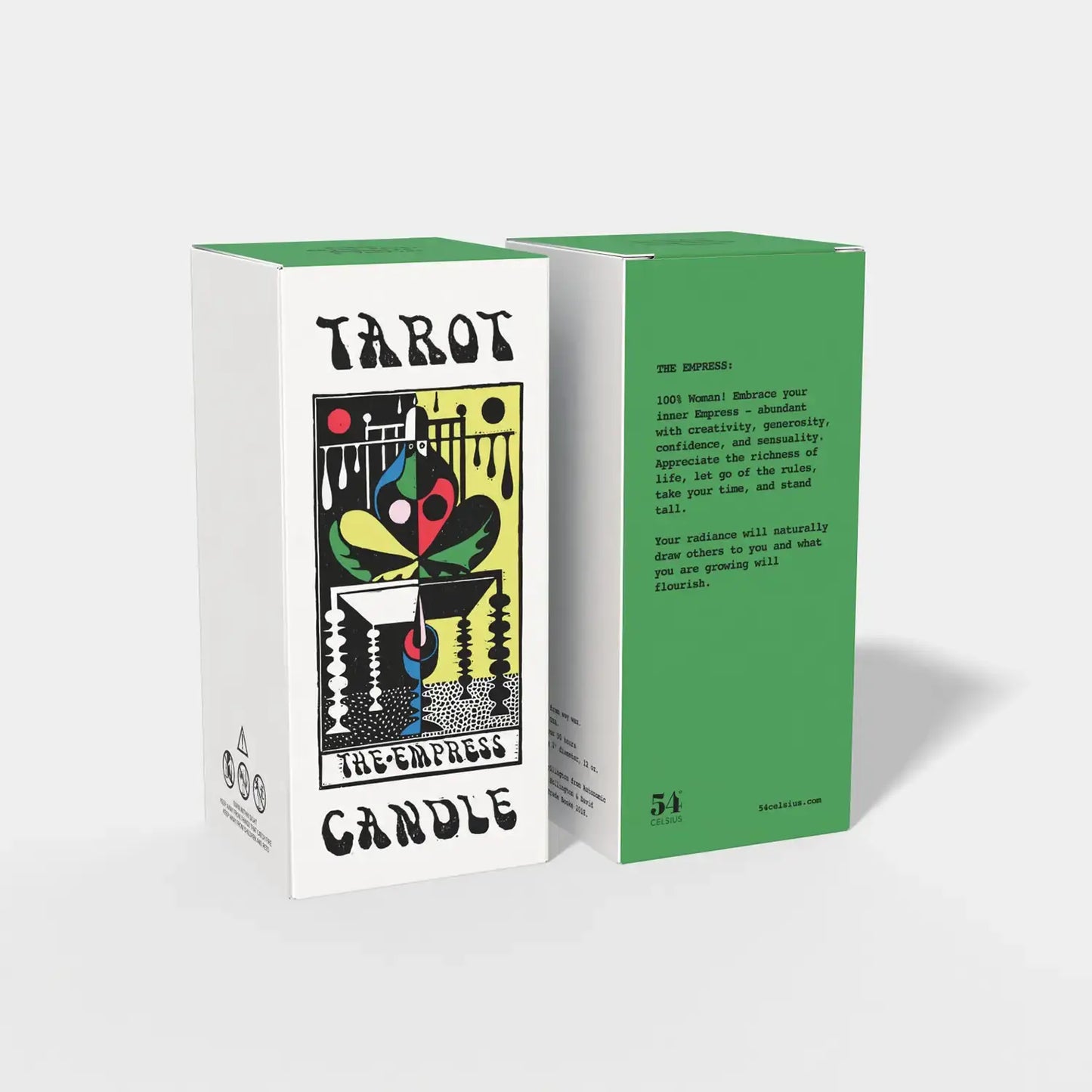 Tarot The Empress Candle - 6" Tall & 60Hr Burn, Scented