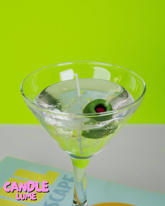 Martini Candle: Olive Juice