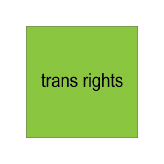 Trans Rights BRAT Charli XCX Sticker