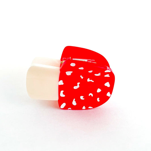 Mini Mushroom Hair Claw